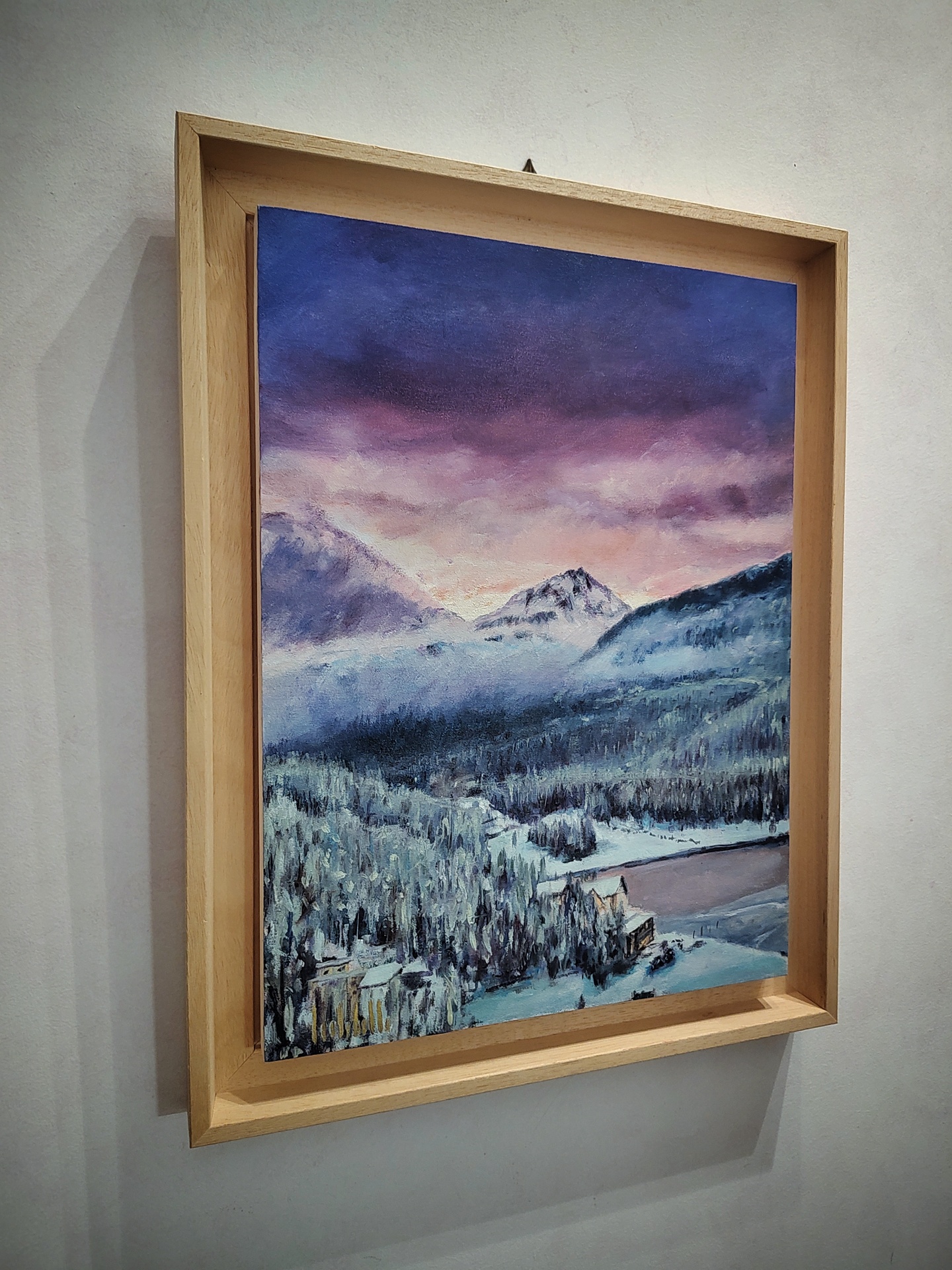 Some paintings, when framed, are even…