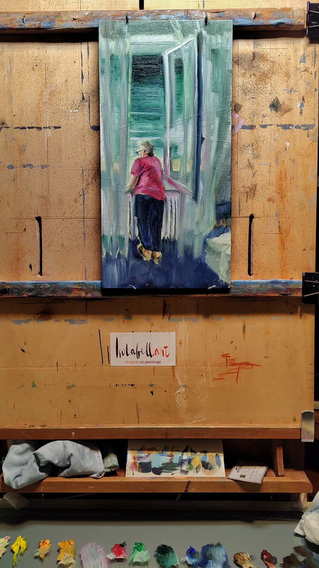 Today on easel... work in progress…